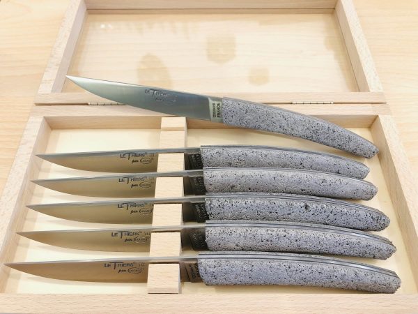 Coffret Couteaux Thiers Pierre de Lave