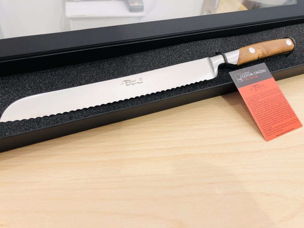 Le Thiers Cuisine Couteau a Pain 23cm Genévrier