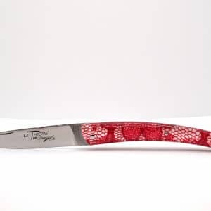 Thiers 10cm Dentelle Rouge