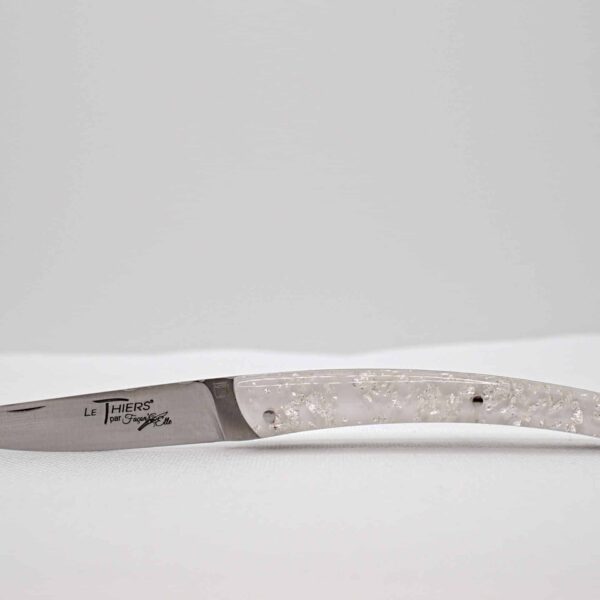 Thiers 10cm Feuille d'Argent fond Blanc