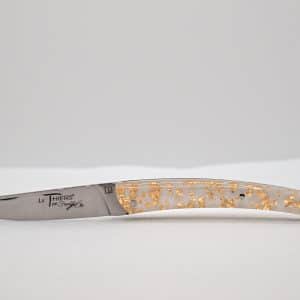 Thiers 10cm Feuille d'Or fond Blanc