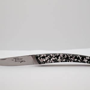 Thiers 10cm Feuille d'Argent fond Noir