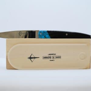 L'Arbalète Buffle Noir et Turquoise