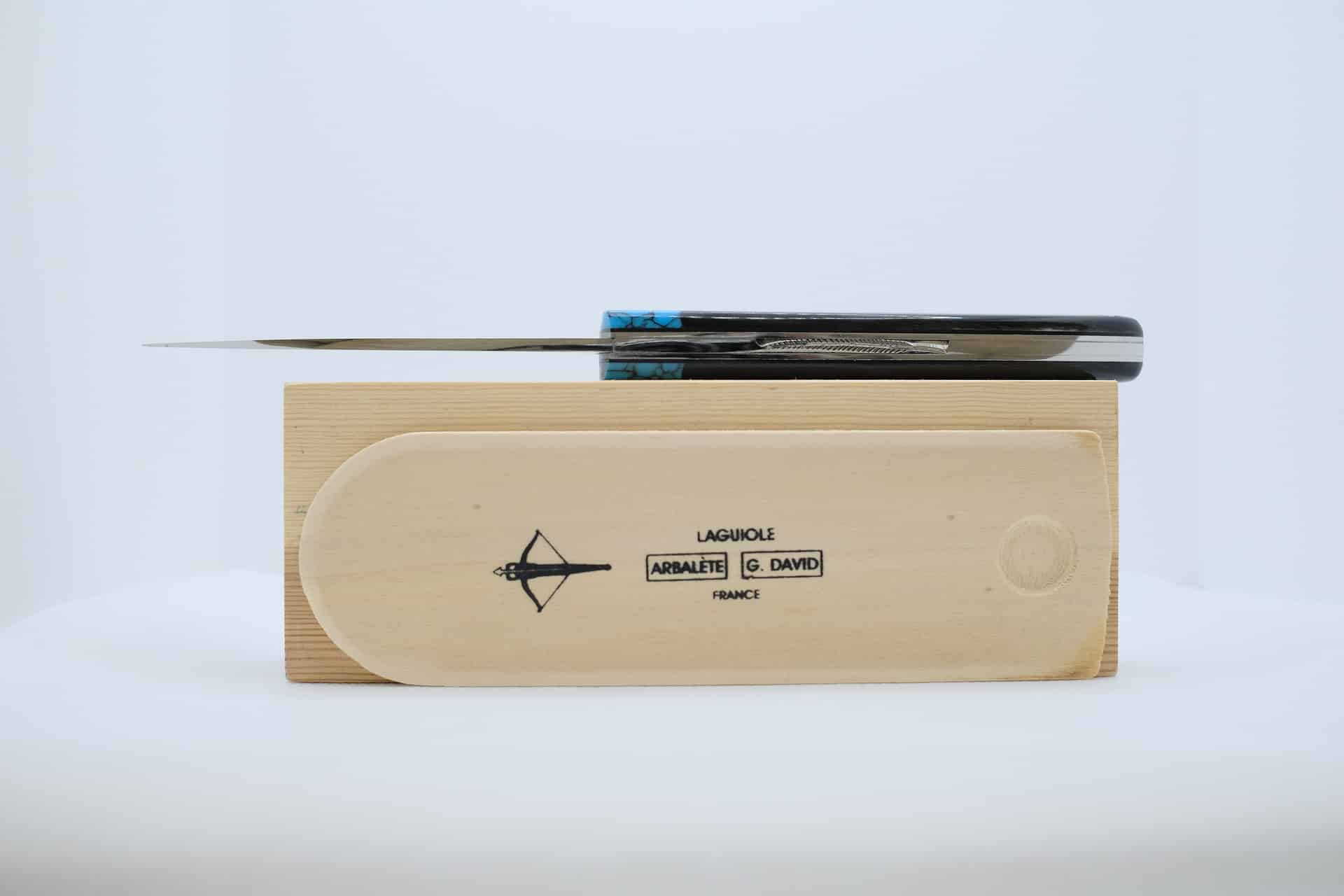 L'Arbalète Buffle Noir et Turquoise – Image 3