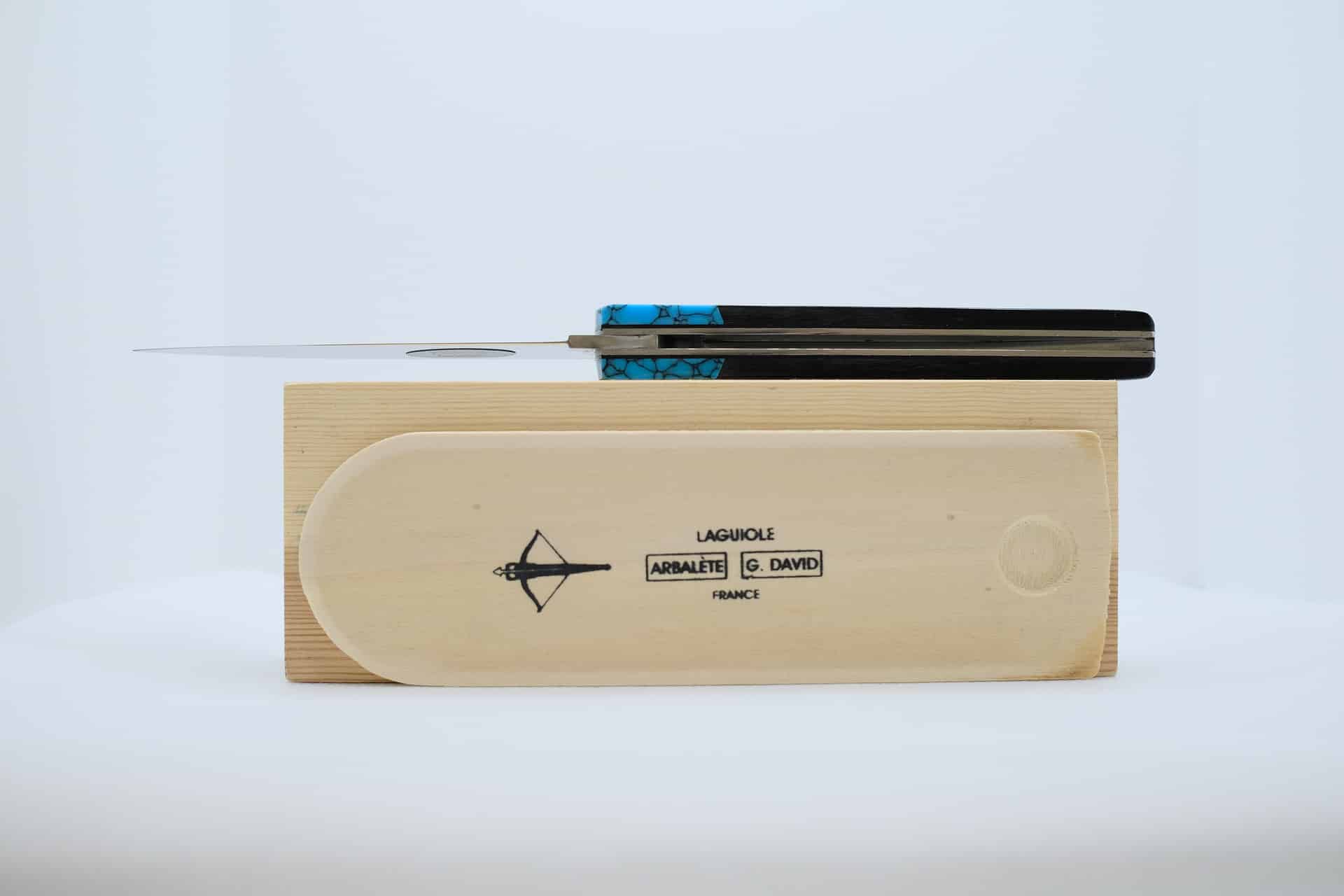 L'Arbalète Buffle Noir et Turquoise – Image 4