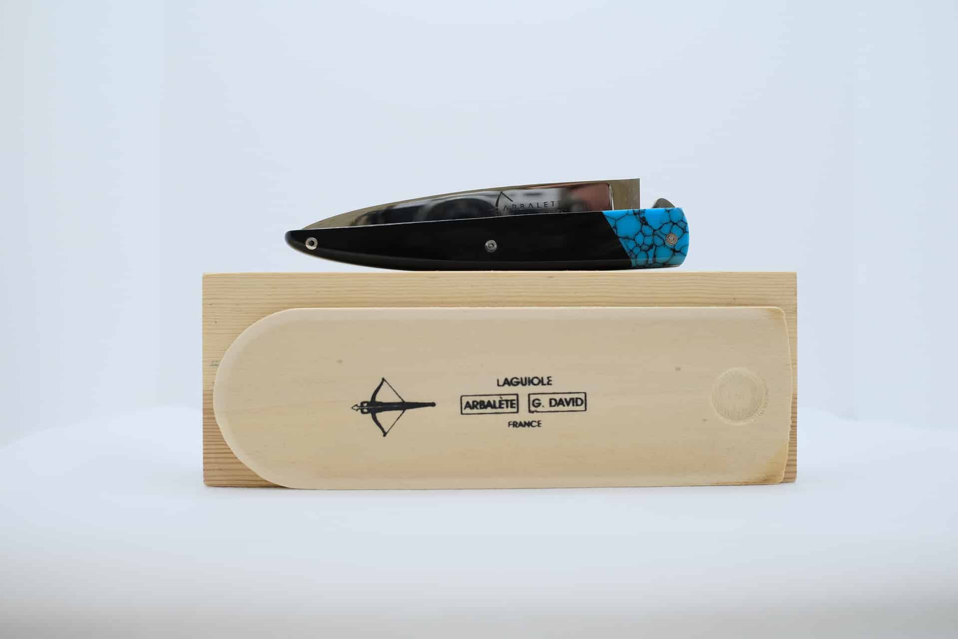 L'Arbalète Buffle Noir et Turquoise – Image 5