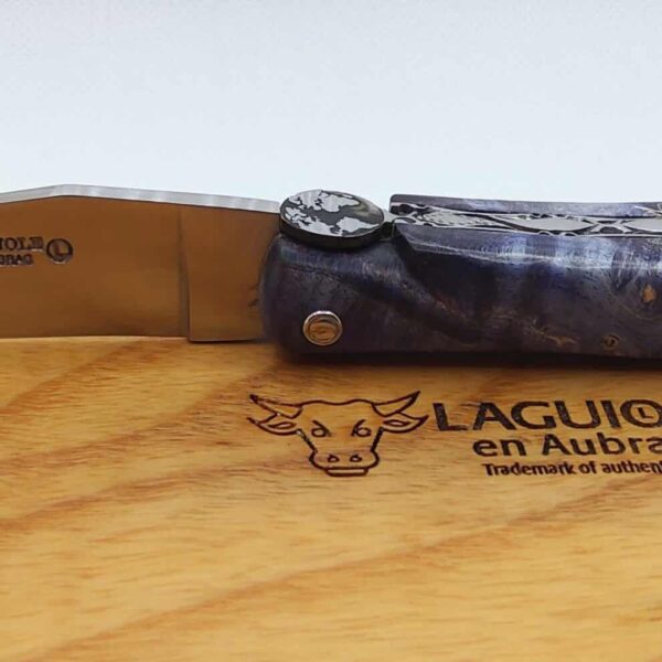 Laguiole Plein Manche  12cm, collection Cosmos,  modèle Terre Loupe de sureau