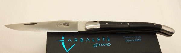 Laguiole 12cm Ébène avec 2 mitres