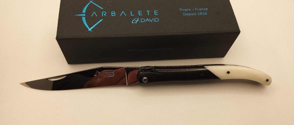 Laguiole12 cm Ébène et os